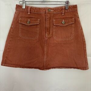 Urban Revivo Canvas Mini Skirt Size 8